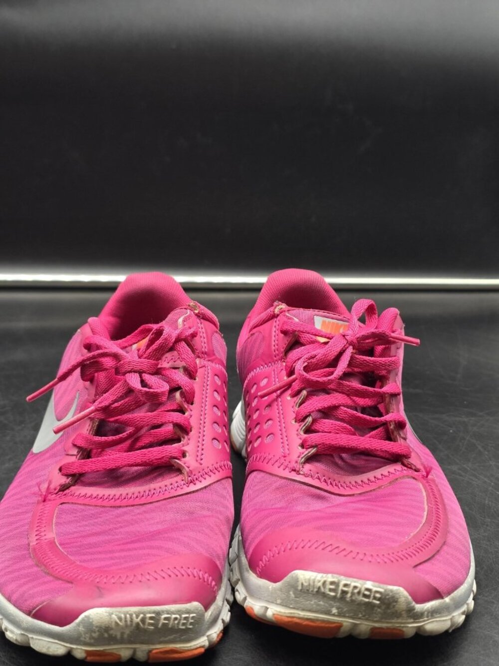 Nike Free 5.0 Shoes Womens Size 9 Pink Mesh Running Sneakers Damaged 511281-502 - Picture 2 of 15